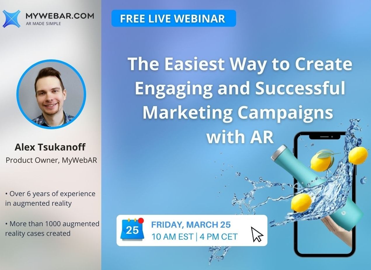 Join MyWebAR Free Live Webinar!