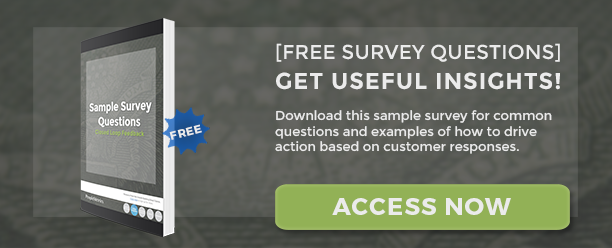 free customer feedback survey questions for retail banks